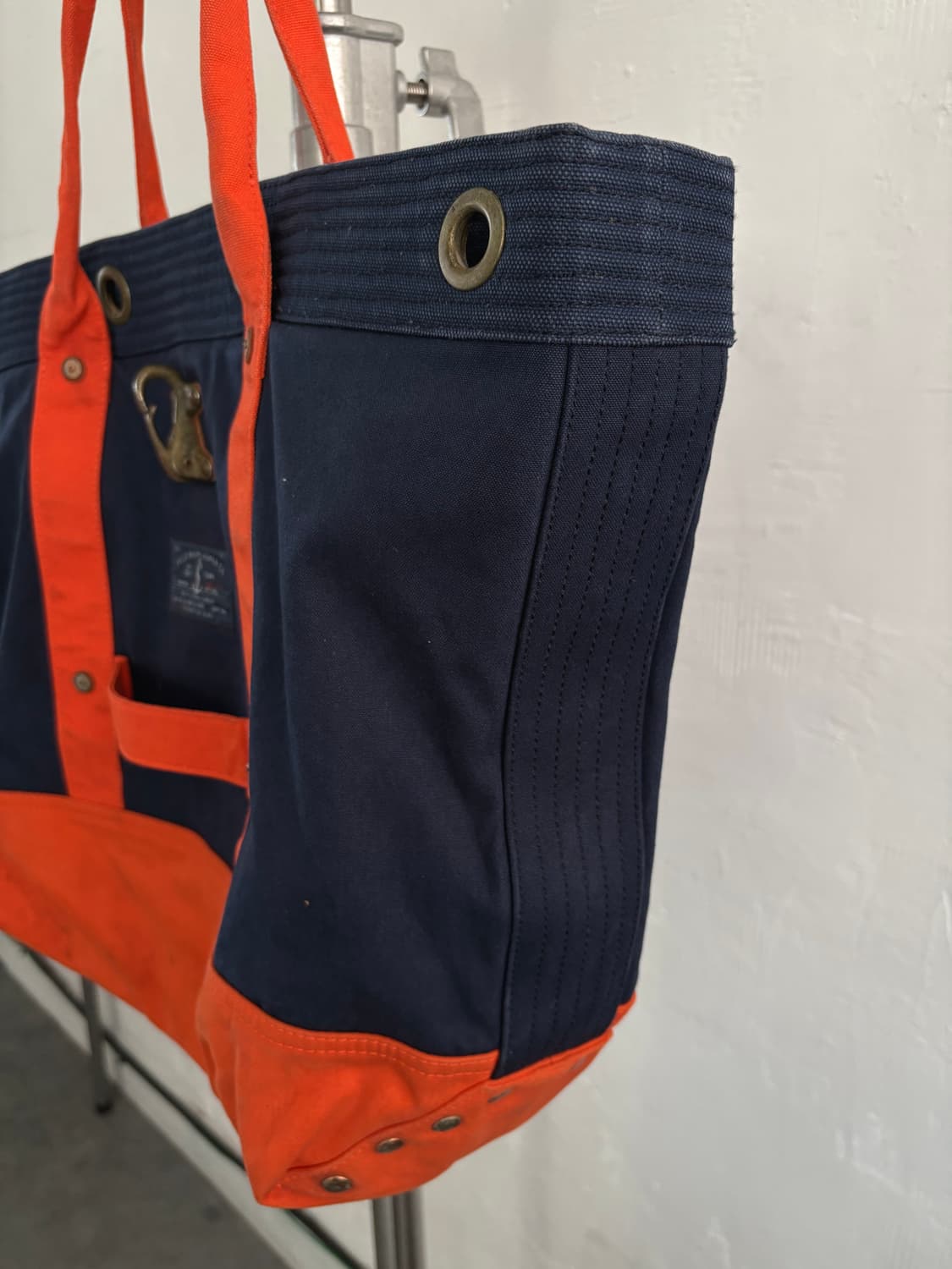 Polo Ralph Lauren 폴로 랄프로렌 버클 레더 캔버스 백 상품이미지3