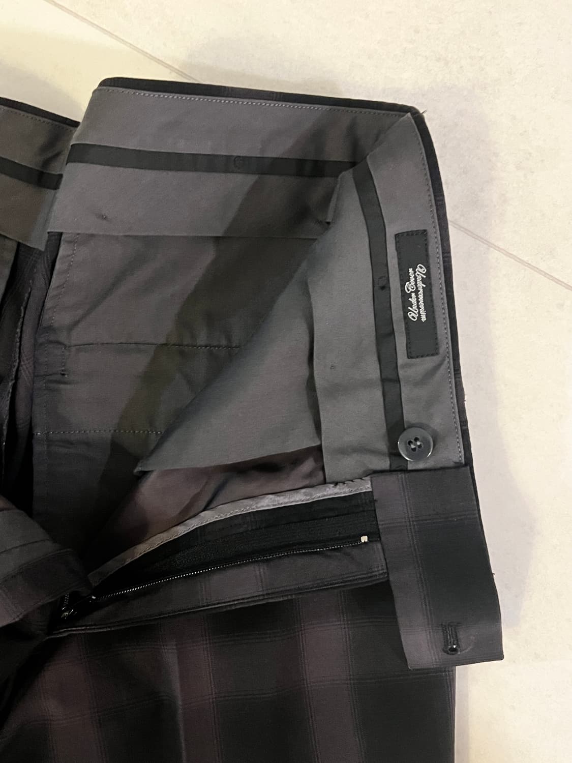 언더커버 09ss  "POPTONEZ 체크 슬랙스 상품이미지4