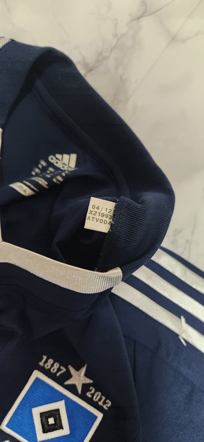 12-13 함부르크 어웨이 125주년 지급용 아디다스 유니폼 반팔 상품이미지7