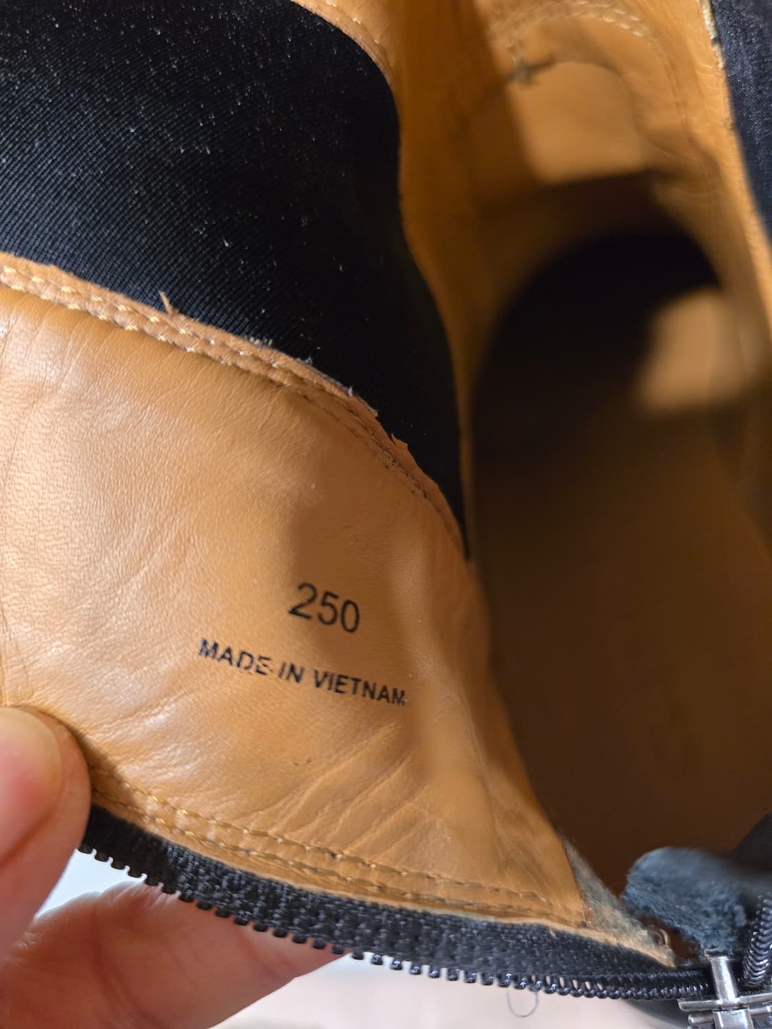 쿠에른 프라하 10 롱부츠 블랙 250 상품이미지9