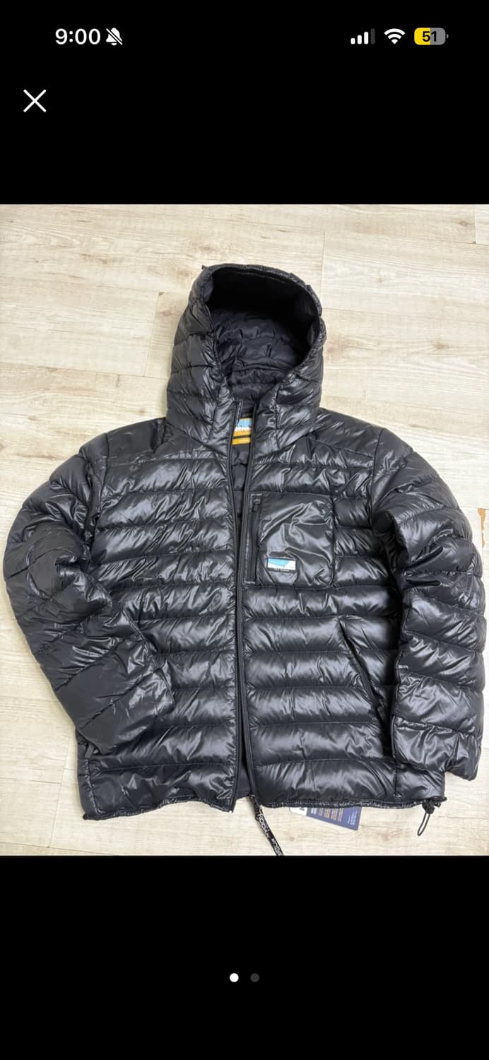 코닥 후드 패딩 블랙 s 상품이미지1