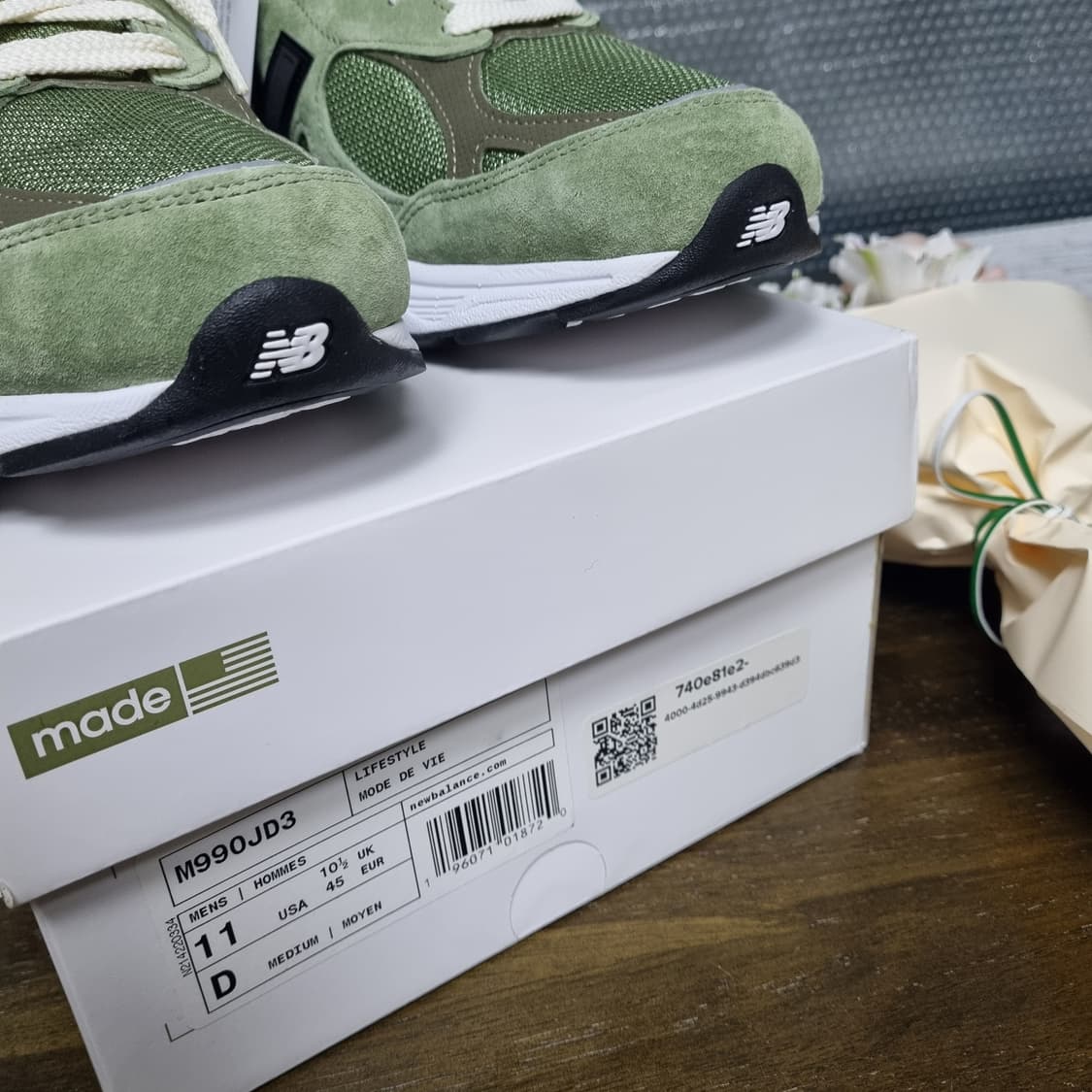 뉴발란스 990v3 올리브 자운드 [290] 상품이미지4