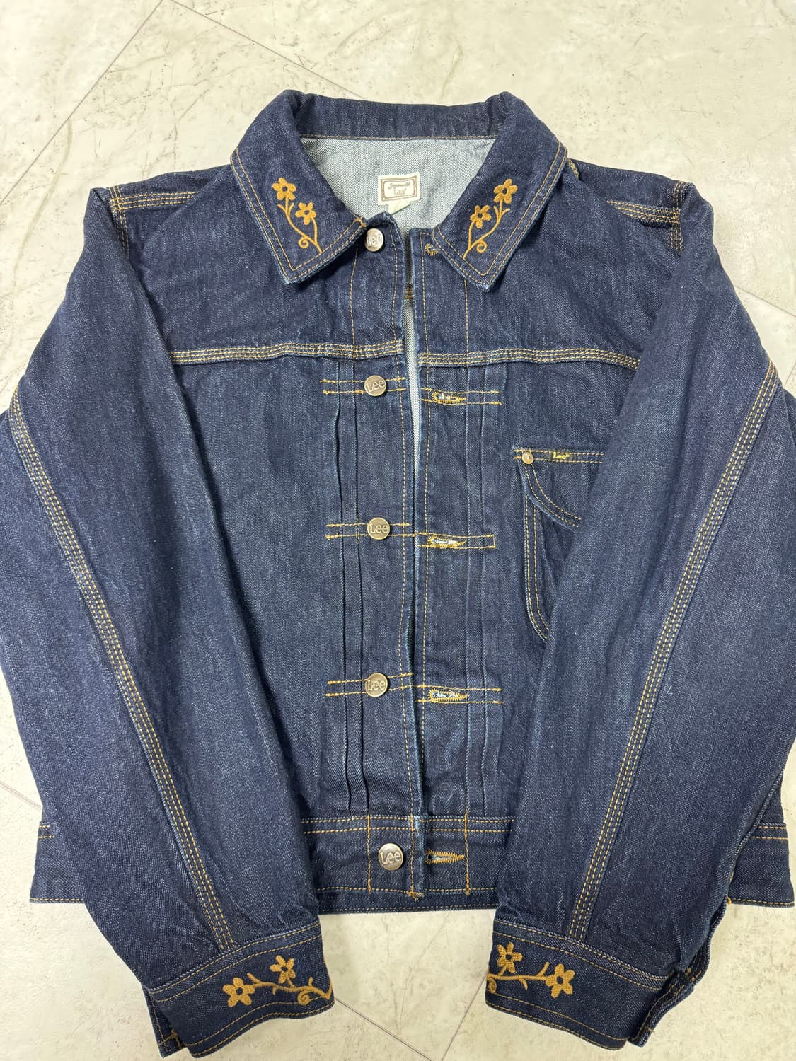 리 x 세이투셰 카우보이 셀비지 데님 자켓 인디고 로우 M 상품이미지1