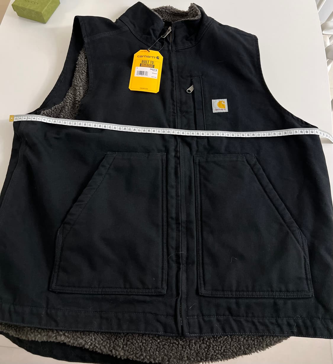 칼하트 쉐르파 양털 조끼 라지 상품이미지3