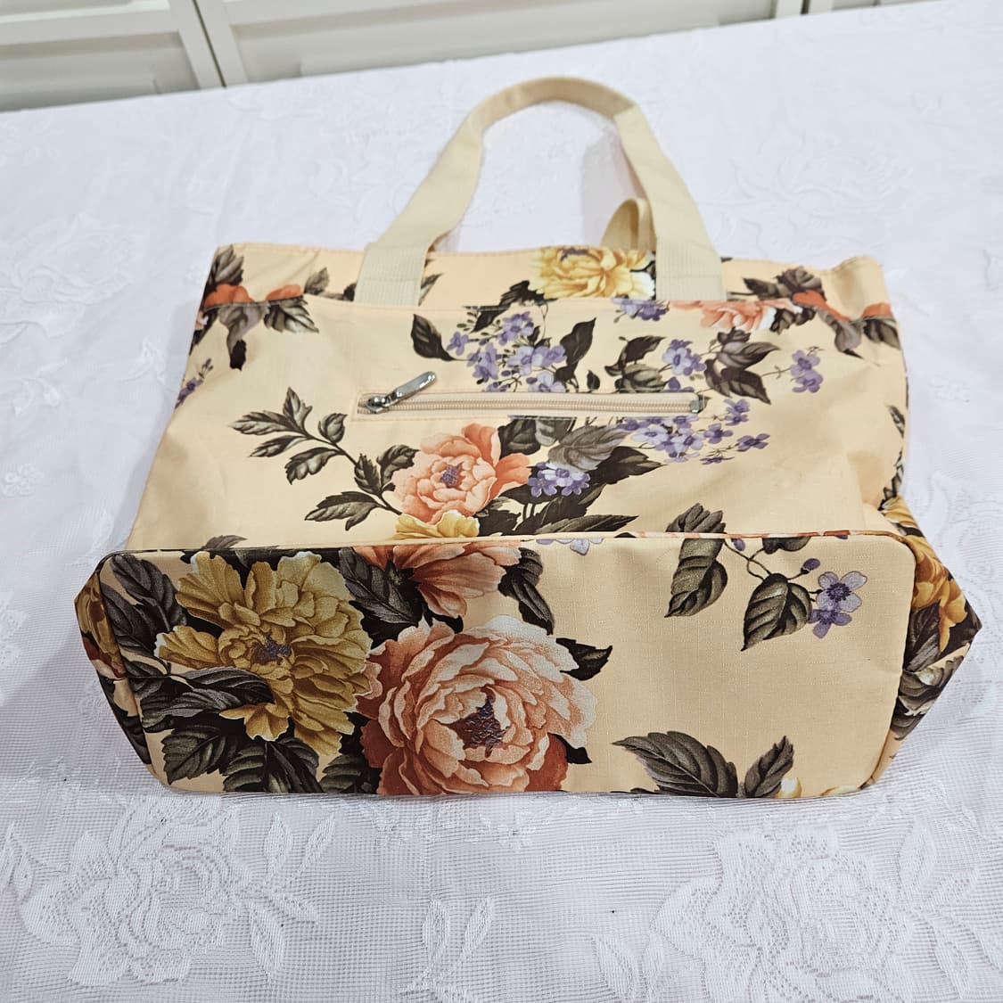 플라워 패턴 토트백 상품이미지7