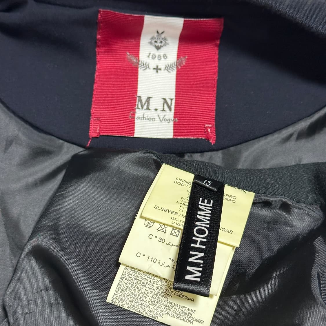 M.N HOMME 니트 집업 상품이미지6