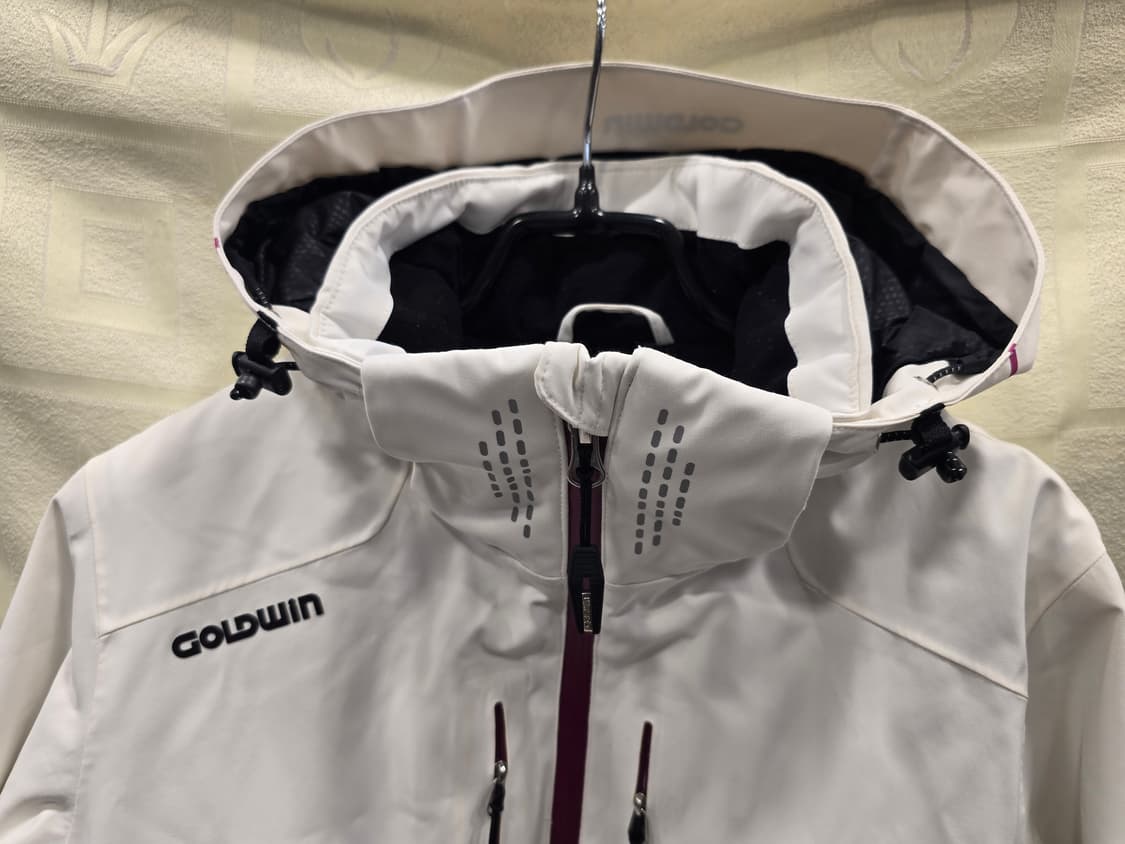 골드윈 화이트 윈드브레이커 스키 자켓 66~77 상품이미지2