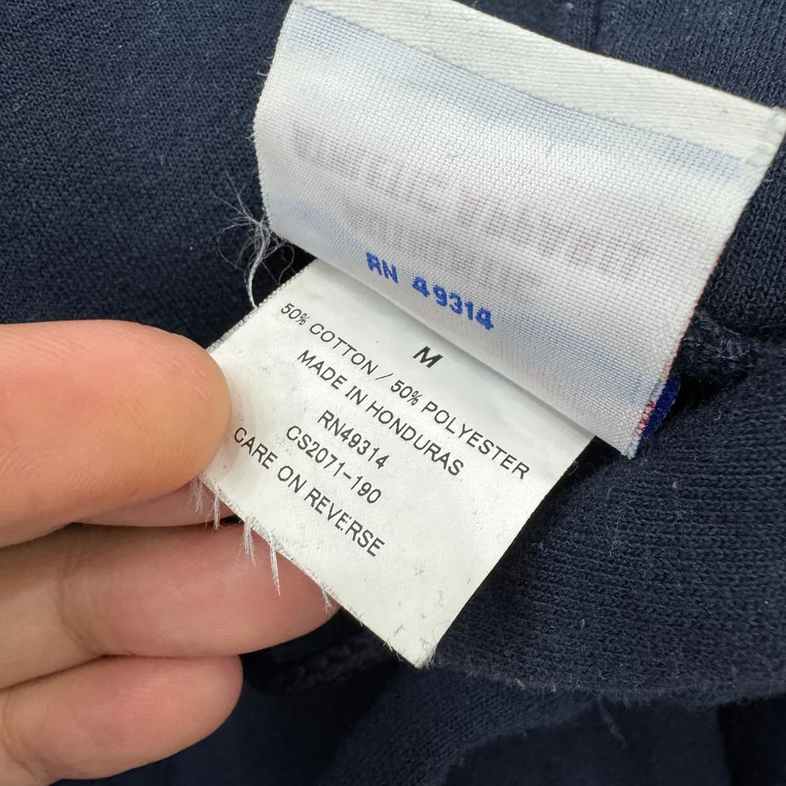 M 챔피온 하버드 UNIV 빅로고 네이비 후드 티셔츠  상품이미지5