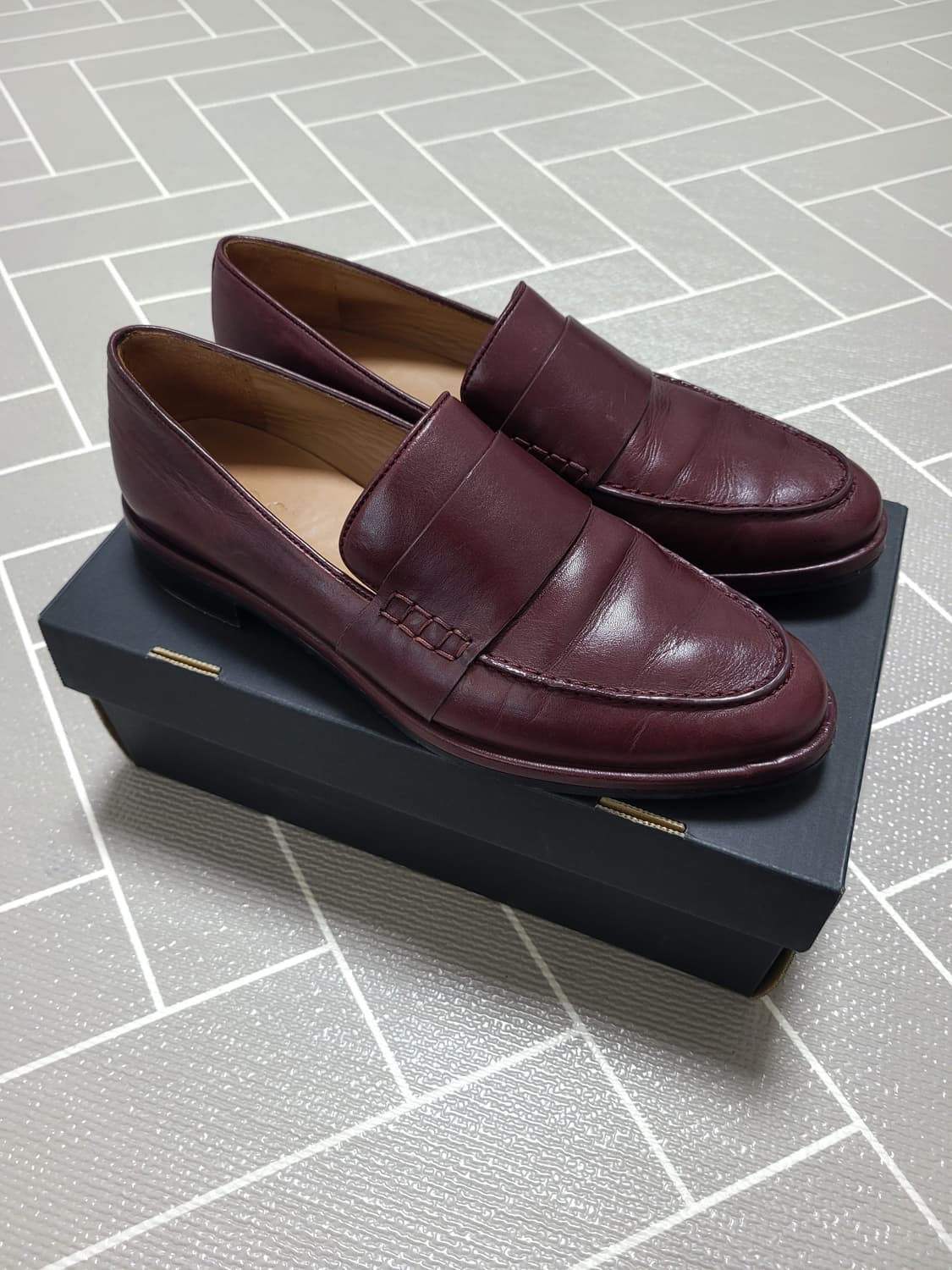 COS 코스 여성 레더 페니 로퍼 슈즈 255 상품이미지3