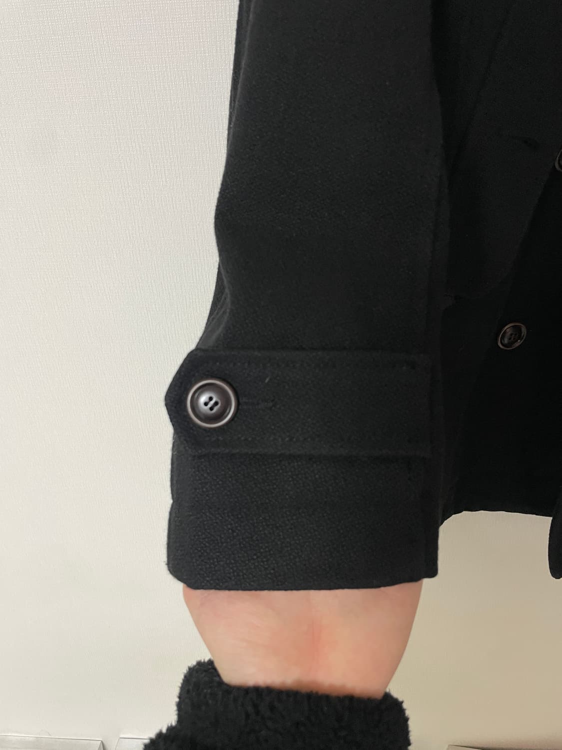 디젤 블랙 코트 S USA 정판  상품이미지7