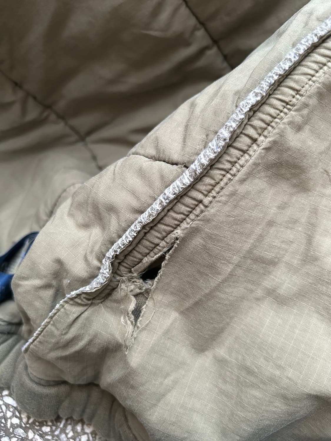 *rare* 2000s polo 폴로 카키 빈티지 워싱 패딩 상품이미지8