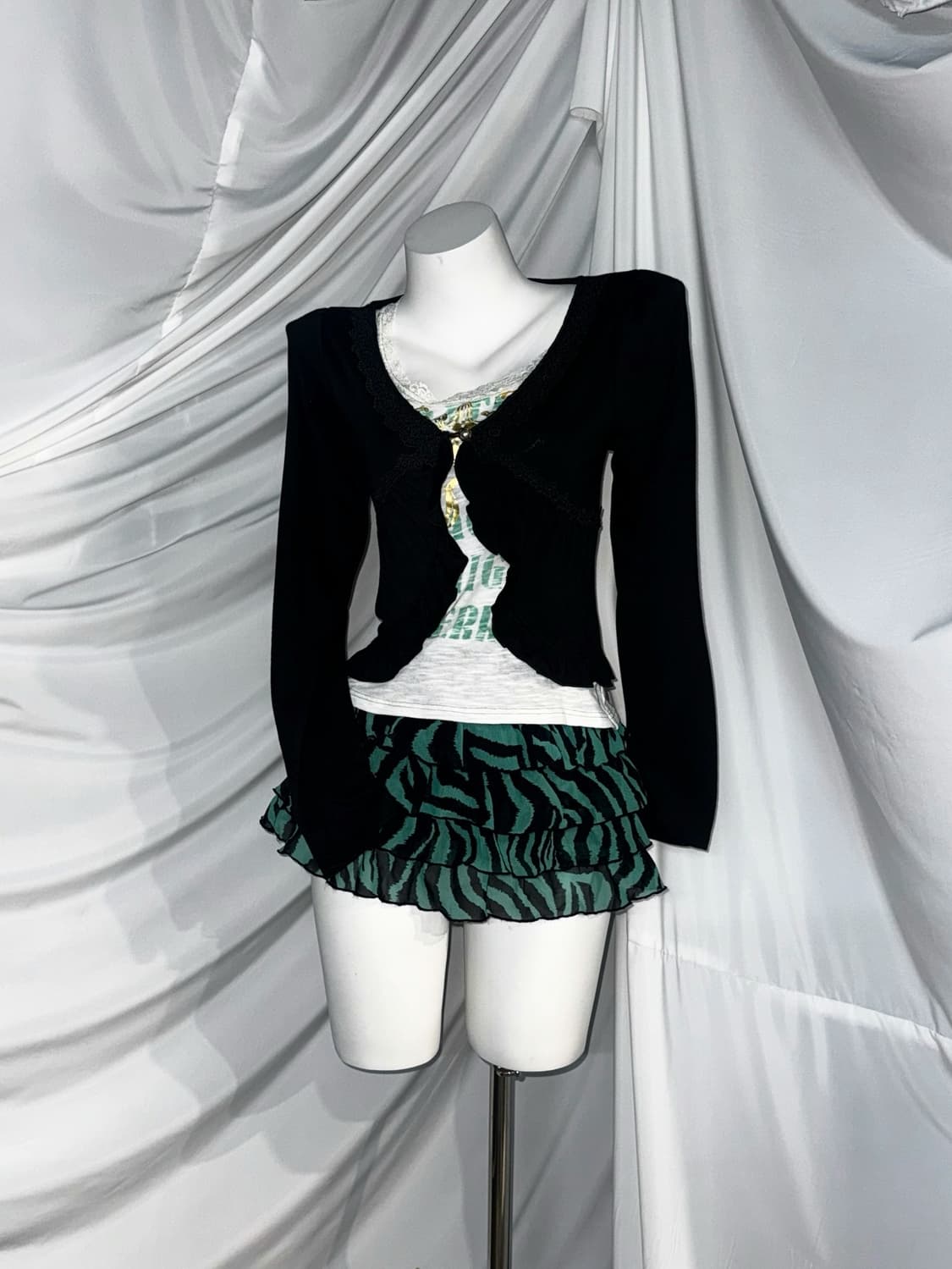 예약중)엑시즈팜 민트 지브라갸루 코디세트 상품이미지5