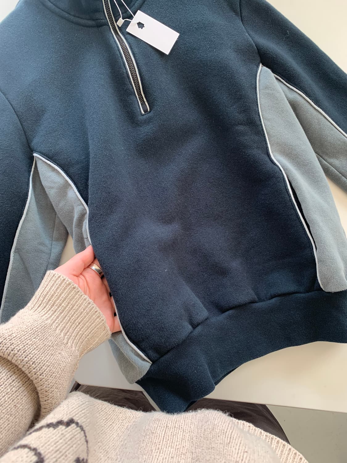 Gr10k 하프 집 업 스웻 상품이미지4