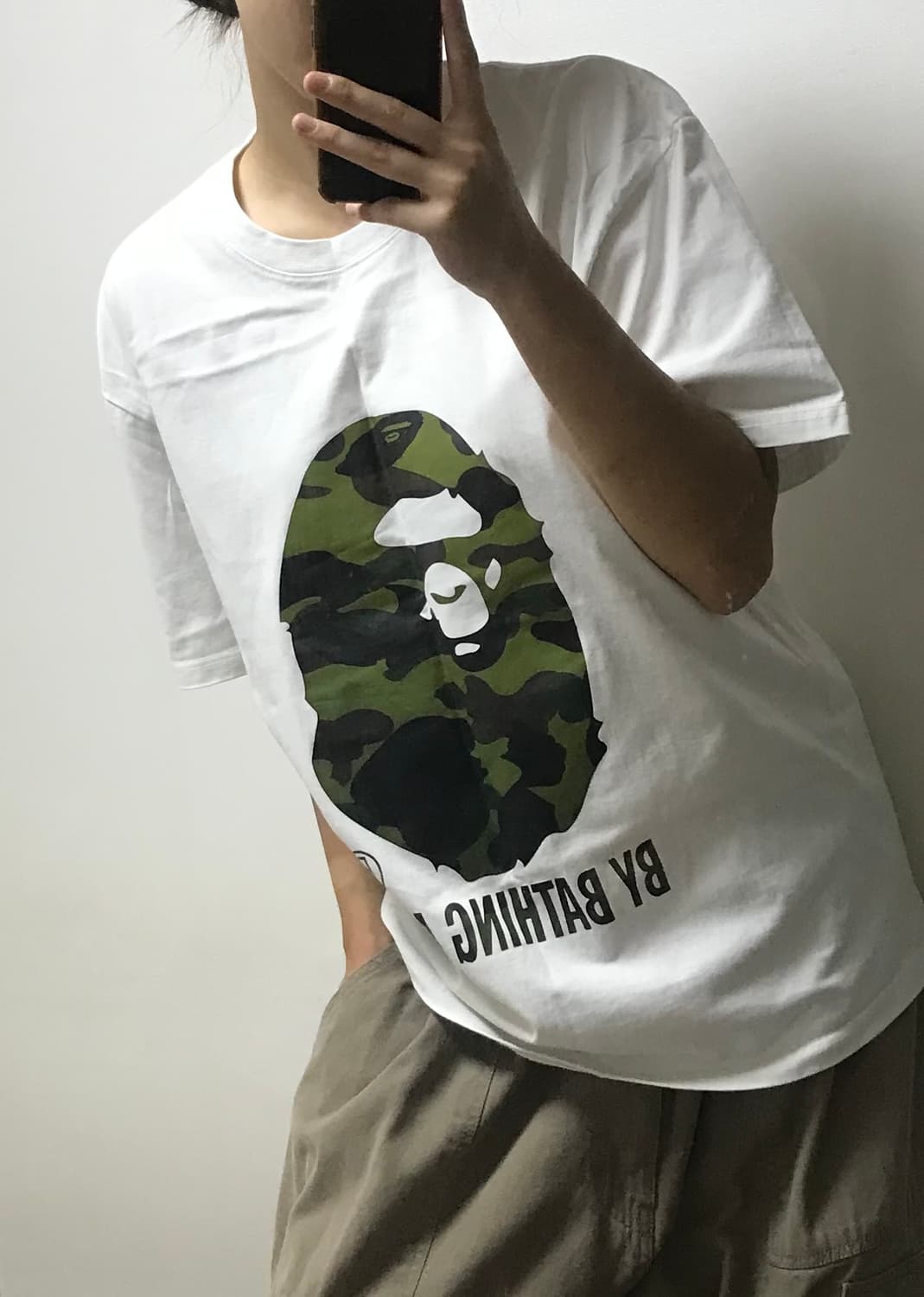 베이프 카모 빅사루 반팔 티 상품이미지9