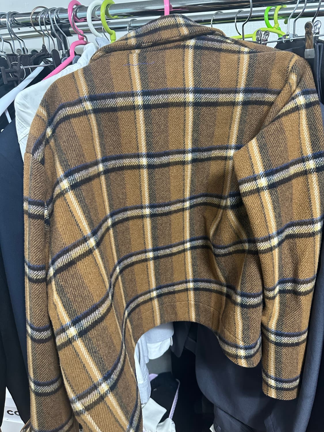 아더에러 체크 피코트 A2 상품이미지2