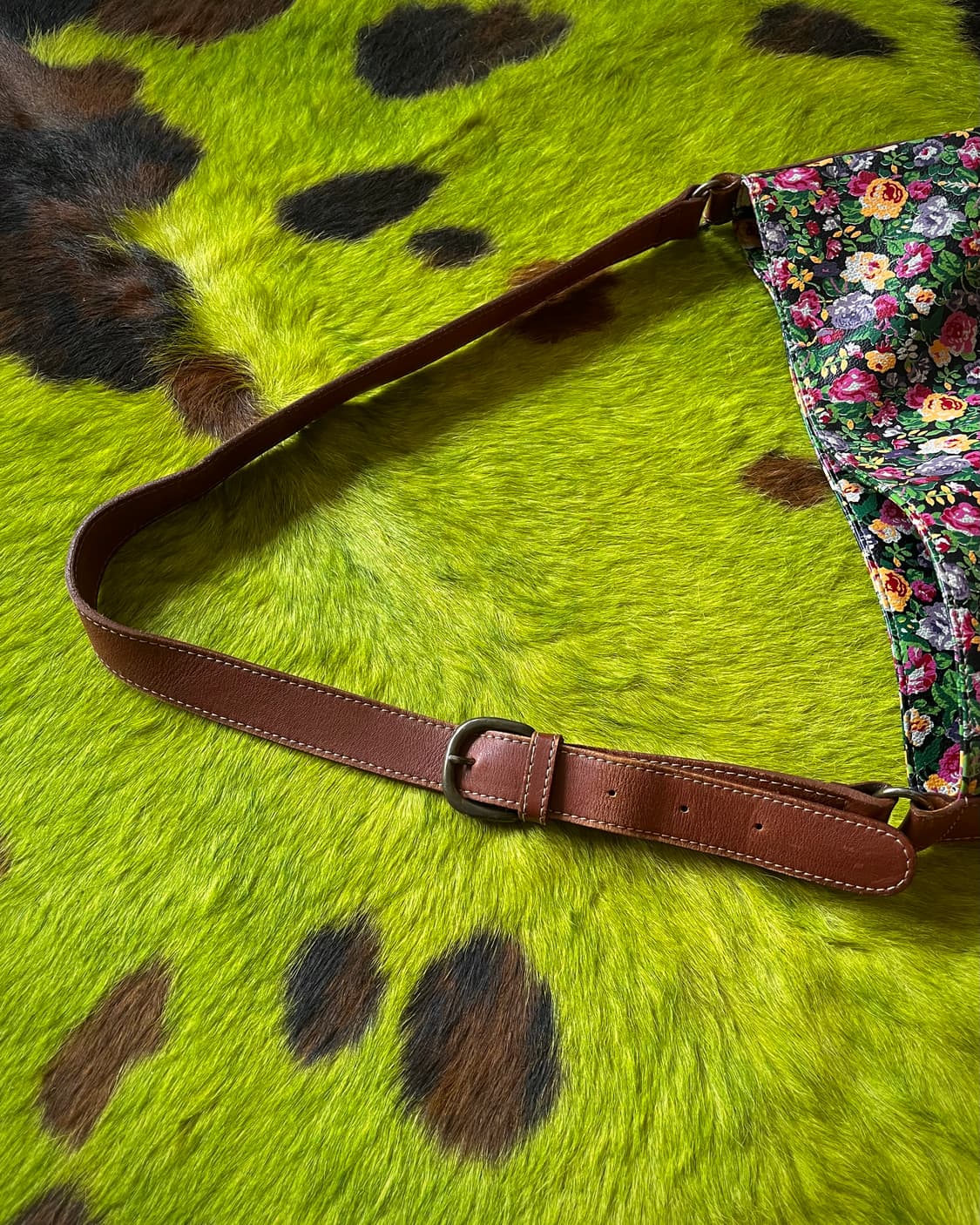 1990s Old KENZO Floral Shoulder Bag 상품이미지7