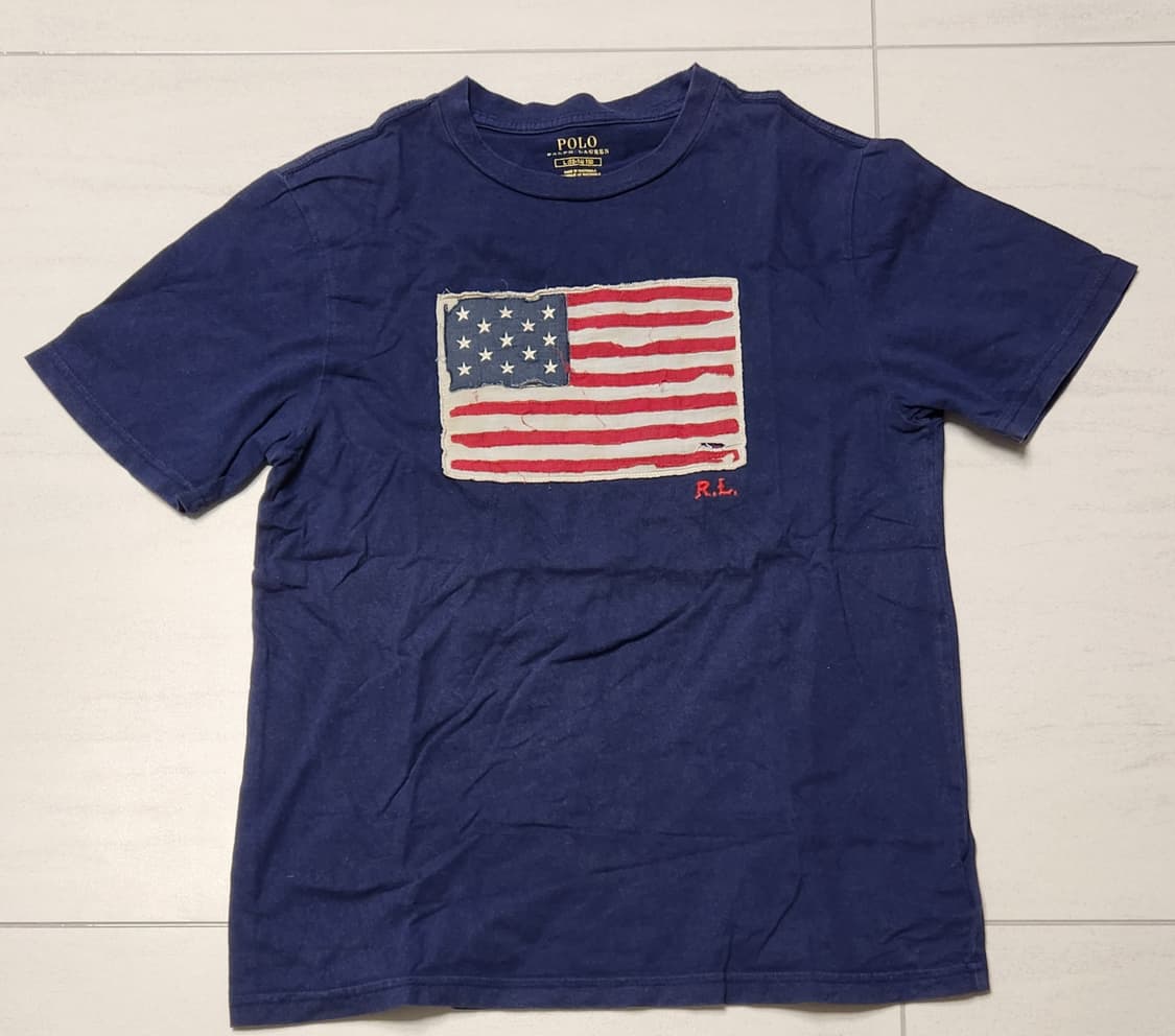 빈티지 폴로 성조기 L(12-14) 상품이미지1