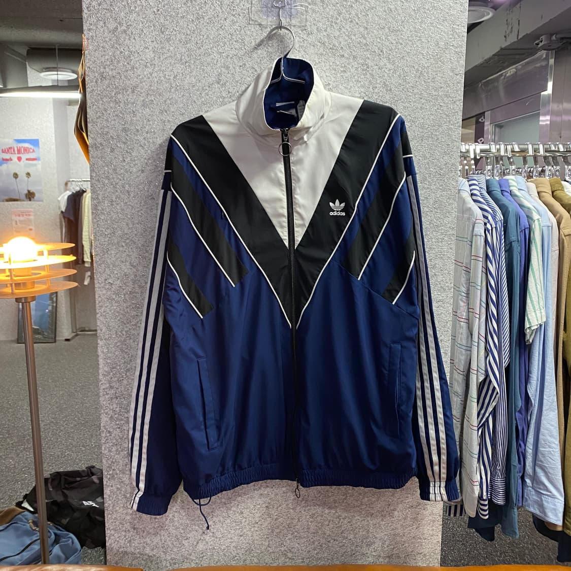 아디다스 라산트 컷라인 트랙탑 다크블루 자켓 B4697 상품이미지2