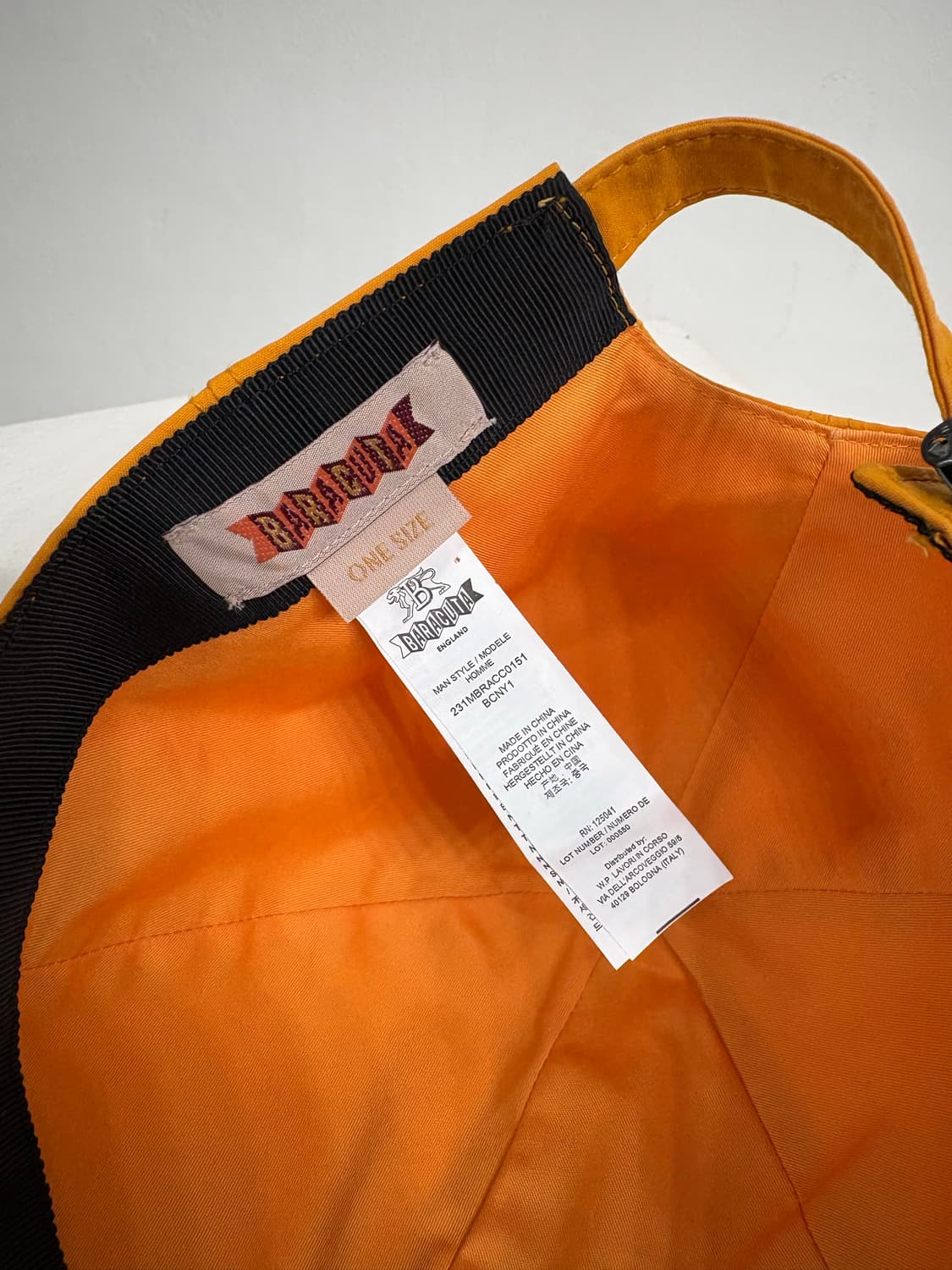 Baracuta Yellow Ball cap 상품이미지6