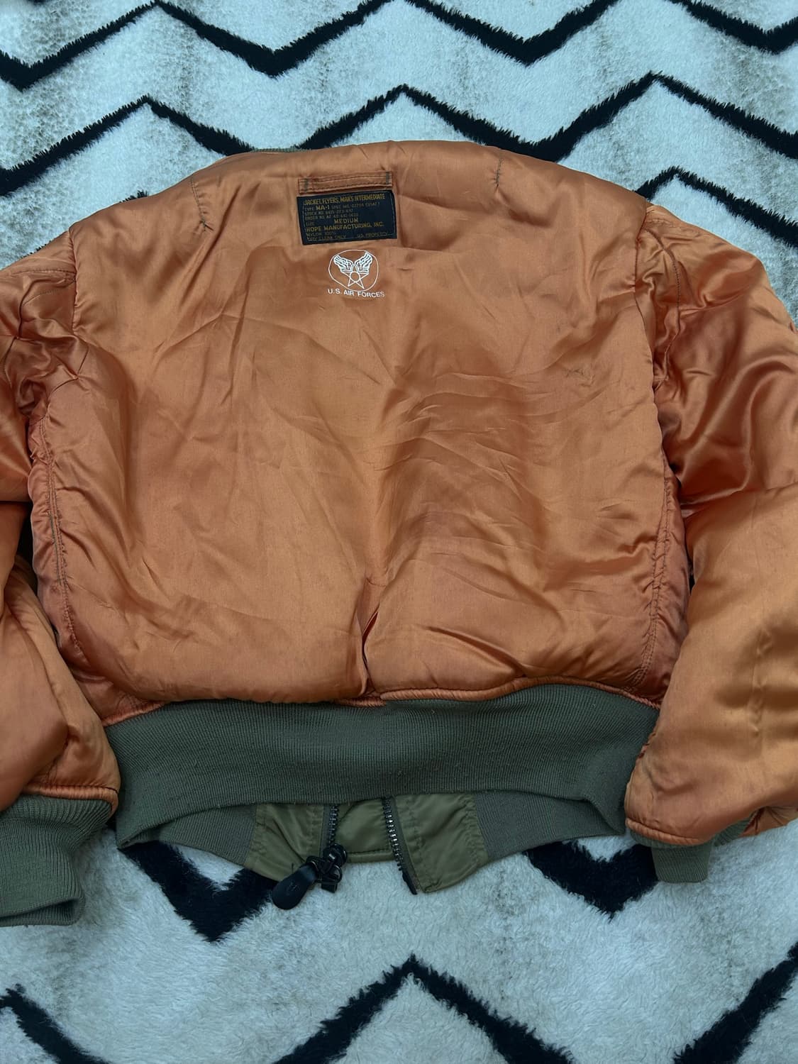 [M]Hope Mfg 90s Ma-1 양면 자켓 상품이미지5