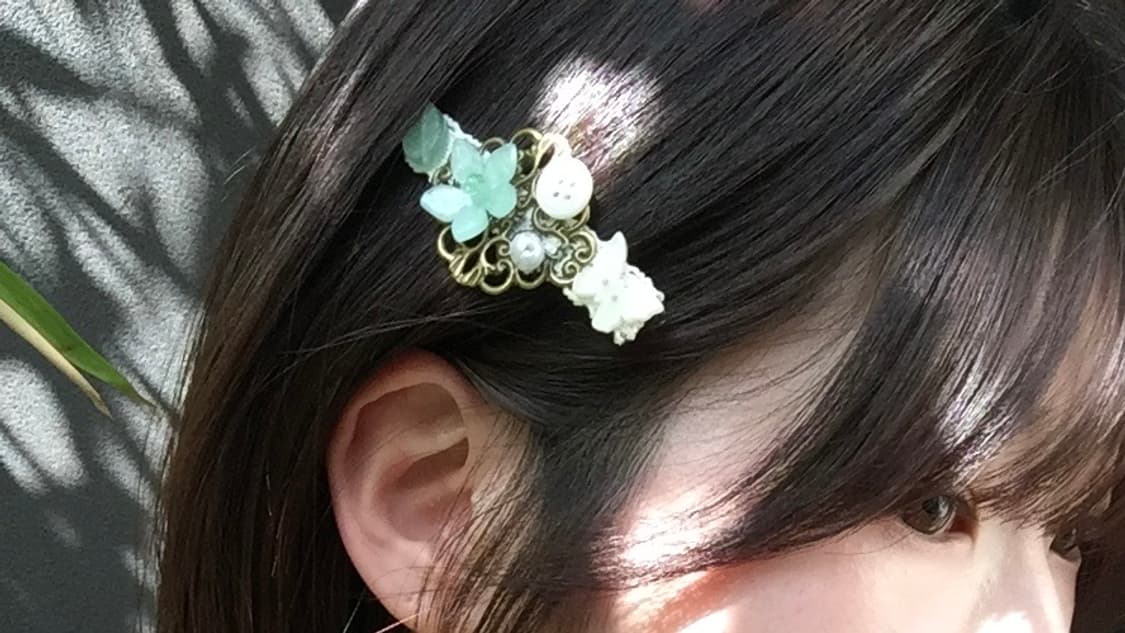 {오리엔탈} 비즈원석 핸드메이드 헤어핀 상품이미지4