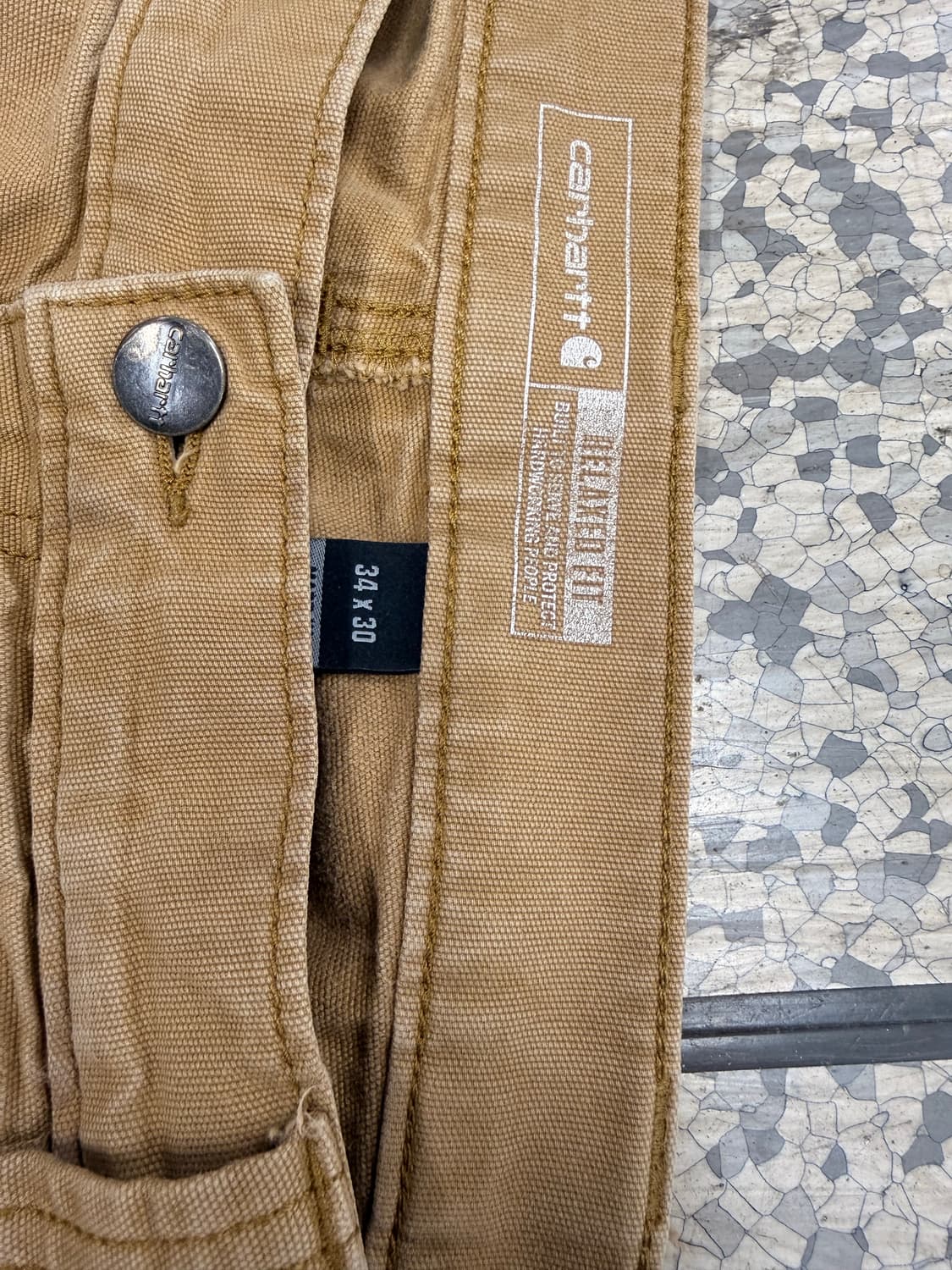 칼하트 빈티지 더블니 34X30  상품이미지6