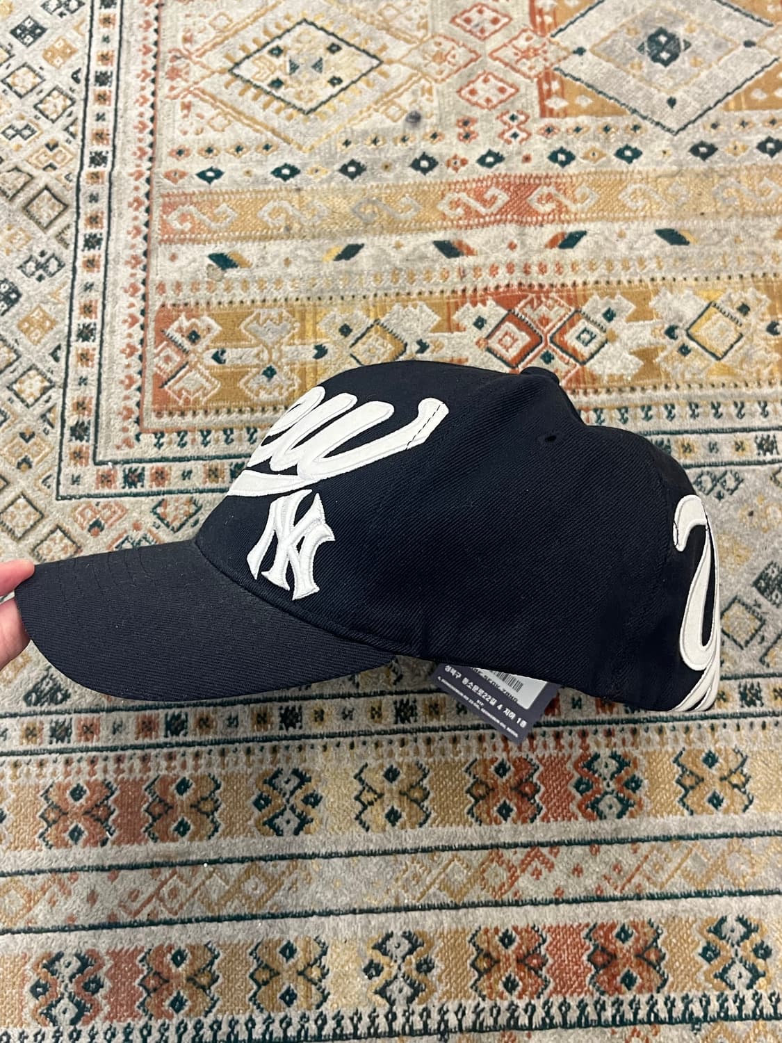 MLB 뉴욕 레터링 볼캡 블랙 M-XL #csz3775 상품이미지7