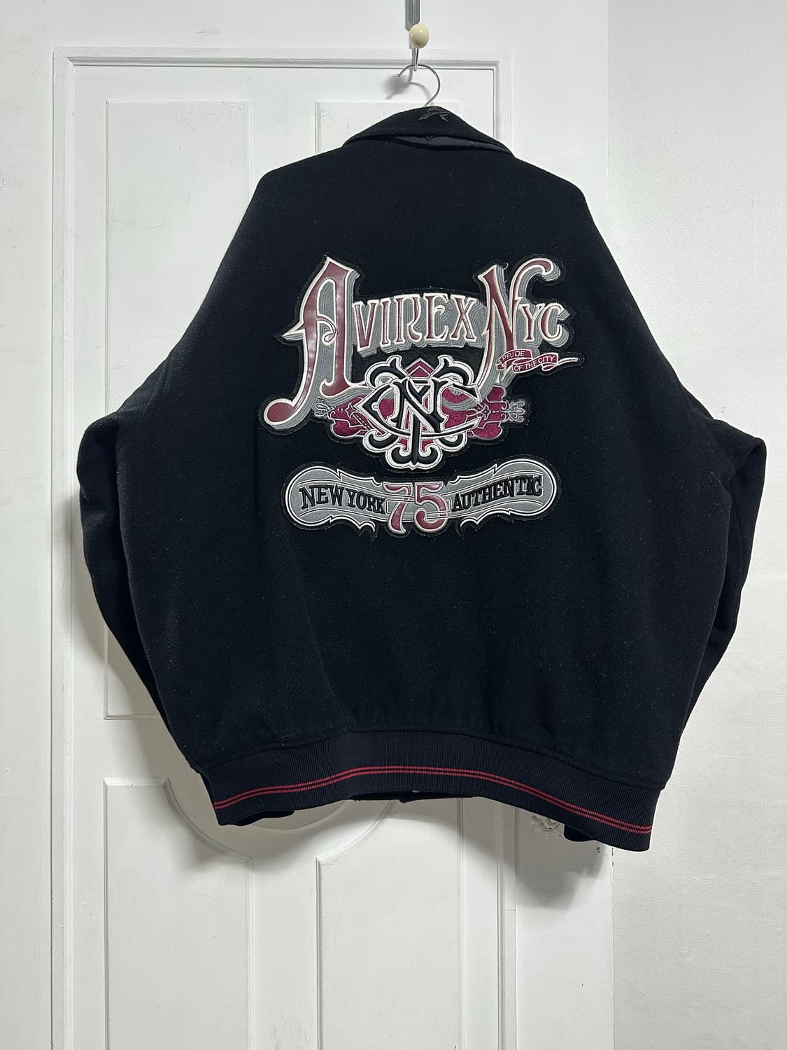 아비렉스 리버시블 울 바시티자켓 상품이미지2