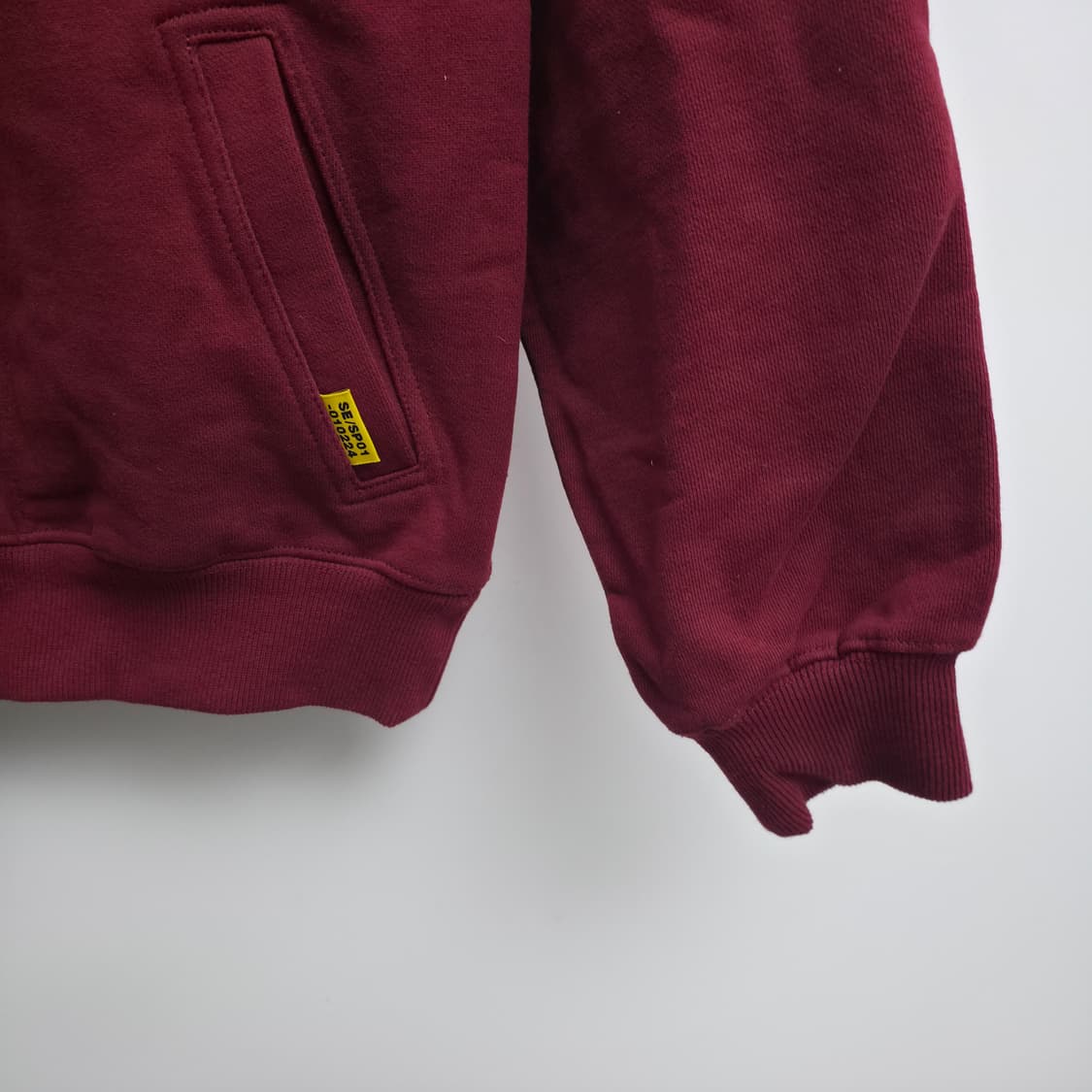 [S] 디스이즈네버댓 버건디 후드티 상품이미지4