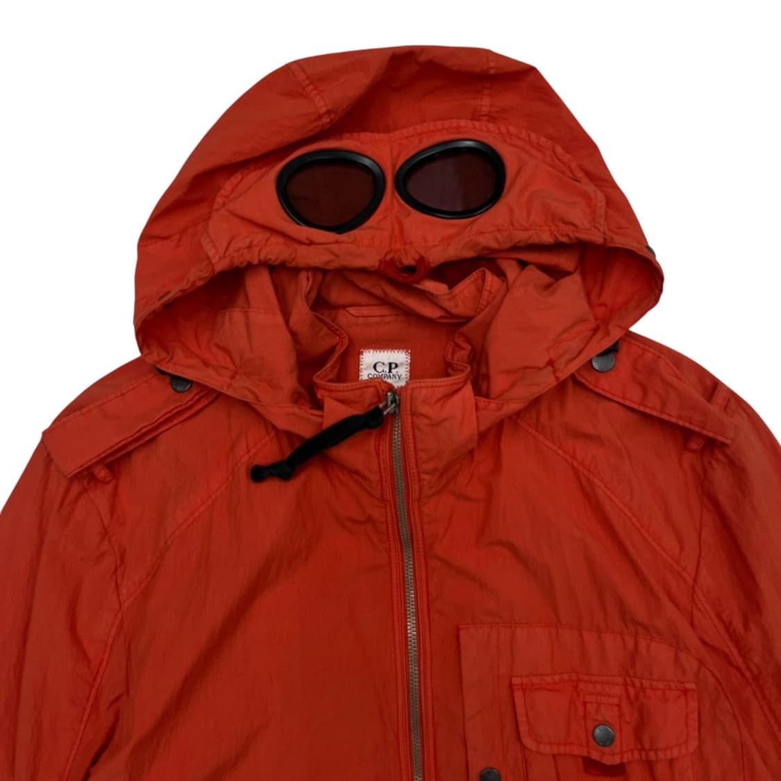 C.P컴퍼니 오렌지 고글 후드 자켓 105 상품이미지5