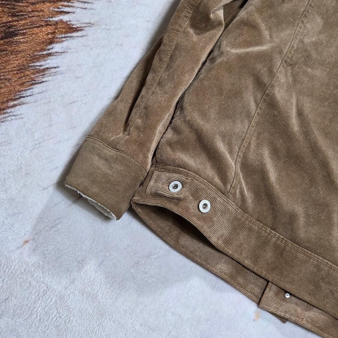 브라운 코듀로이 쉐르파 골덴 자켓 상품이미지7