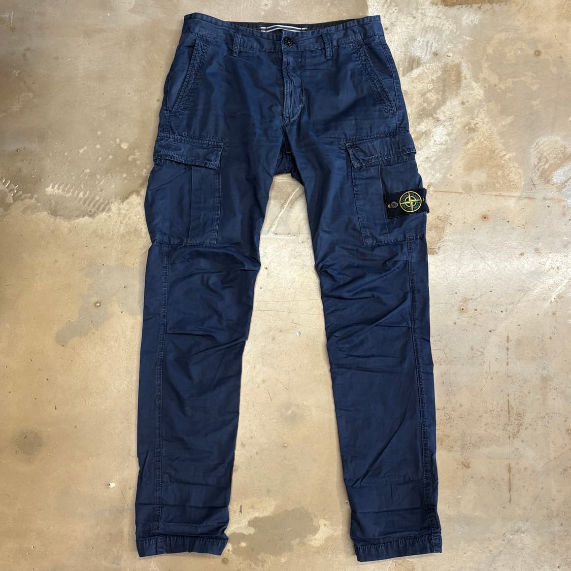W30 스톤아일랜드 네이비 카고 조거 팬츠 상품이미지2