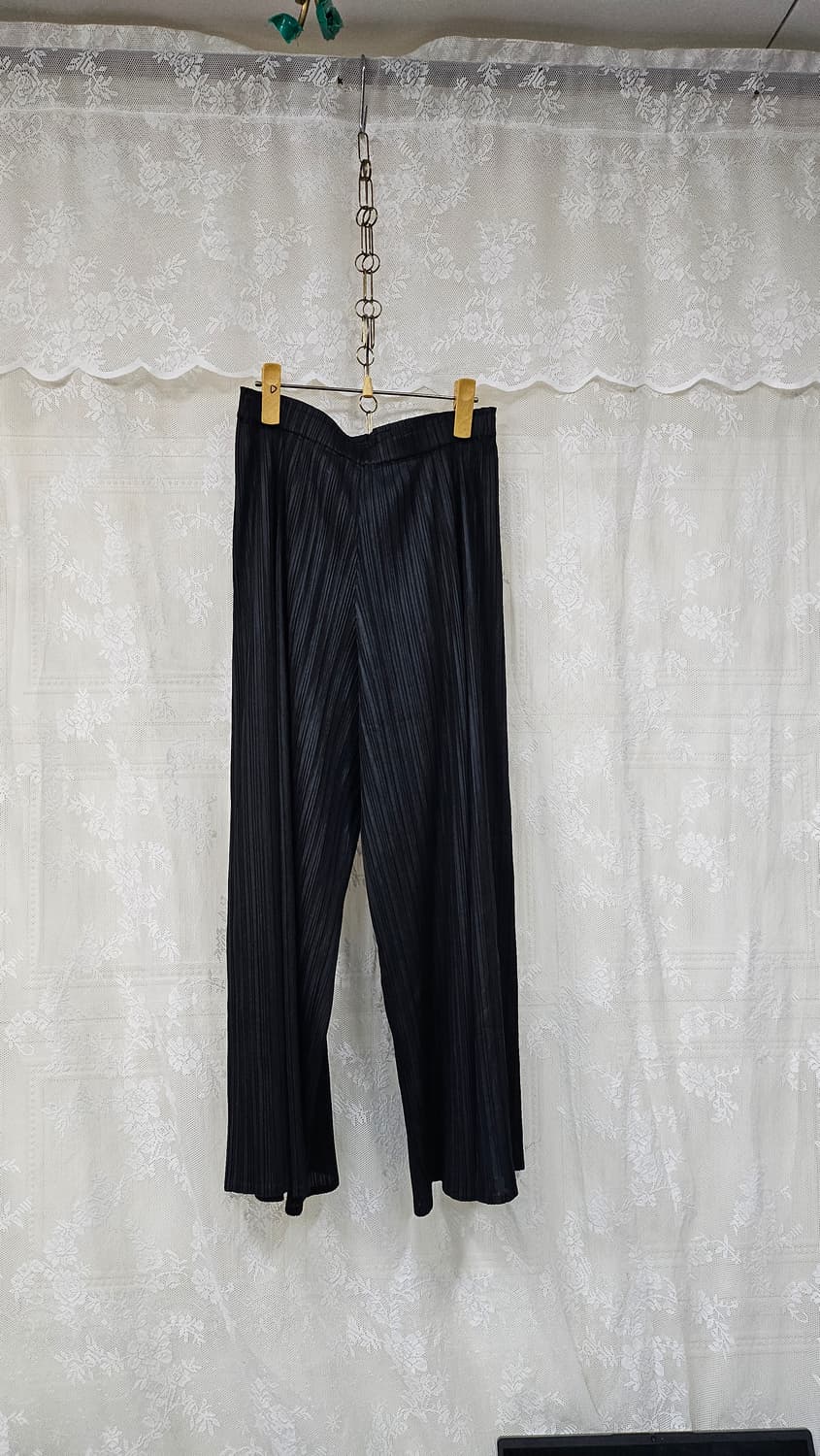 플리츠 주름 와이드 팬츠입니다  상품이미지3