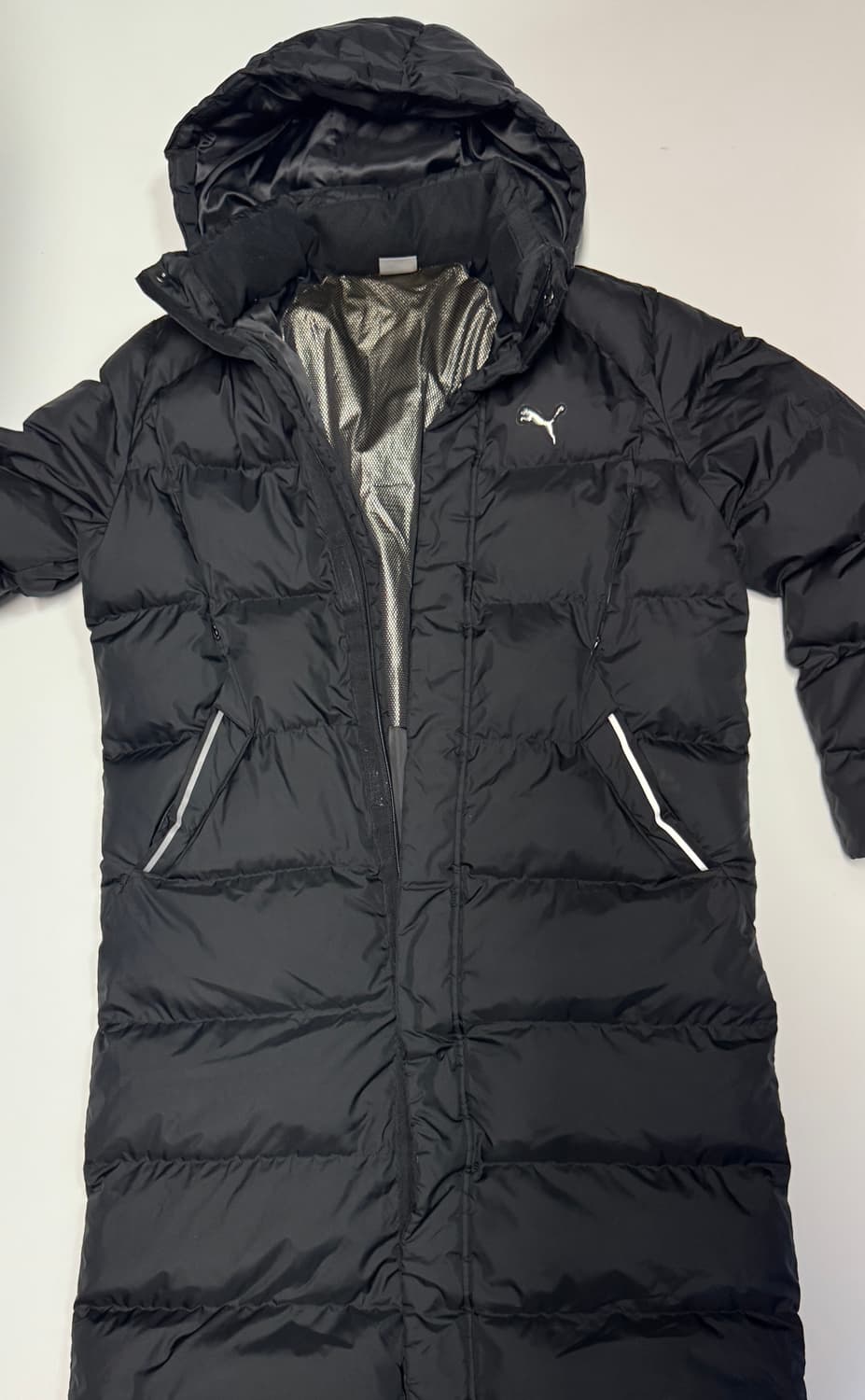 푸마 puma 후드 롱 패딩 점퍼 L 상품이미지3
