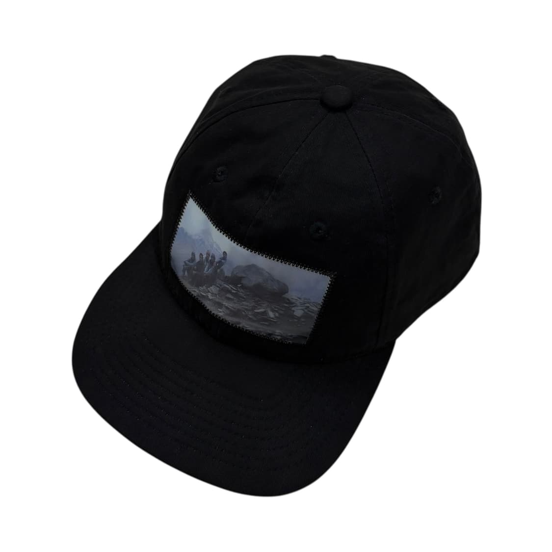 혁오 AAA 선셋롤러코스터 렌티큘러 볼캡 모자 블랙 상품이미지2