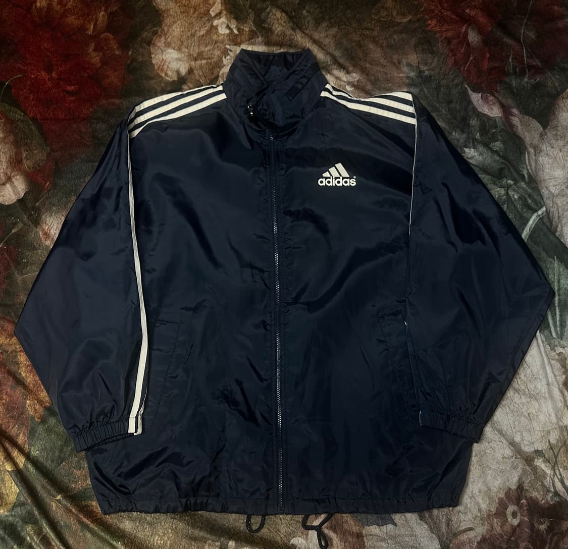 아디다스 올드스쿨 퍼포먼스 백로고 네이비바람막이 105 상품이미지1