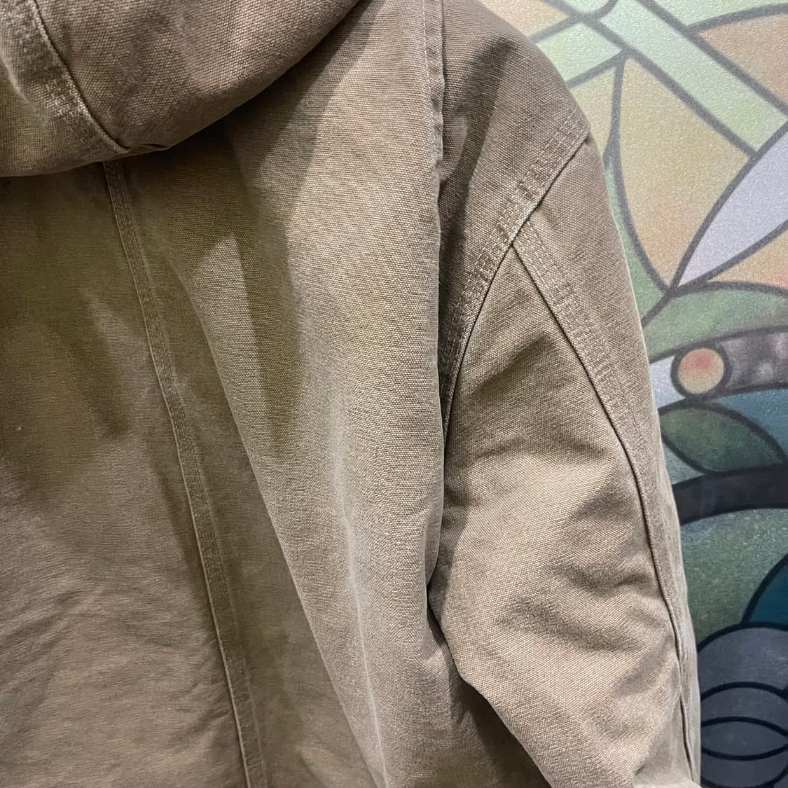 칼하트 후드 쉐어링 자켓 상품이미지10