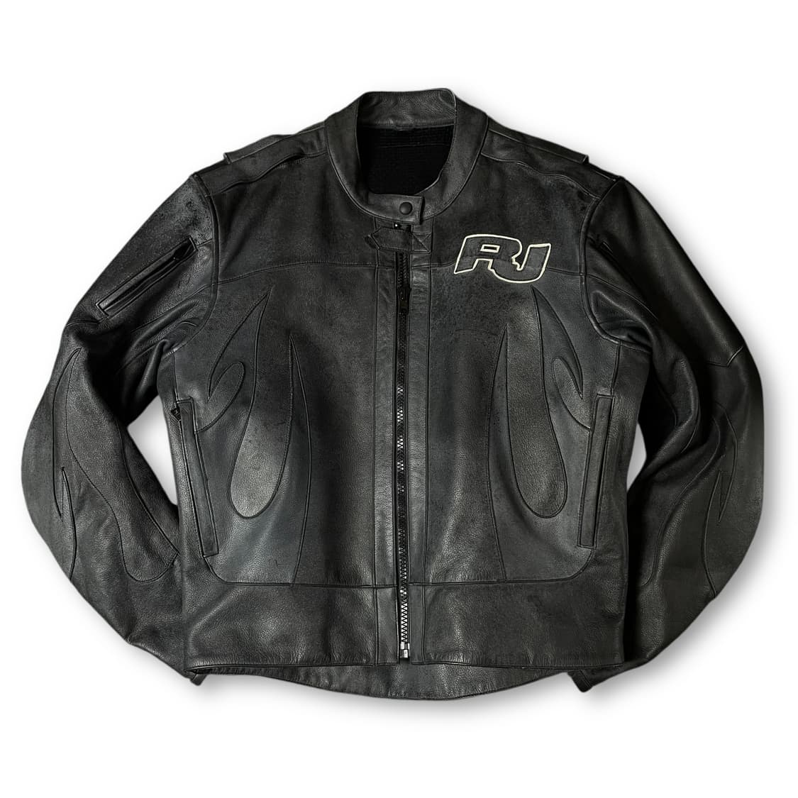 빈티지 RJ 바이커 레더 자켓 L 상품이미지1