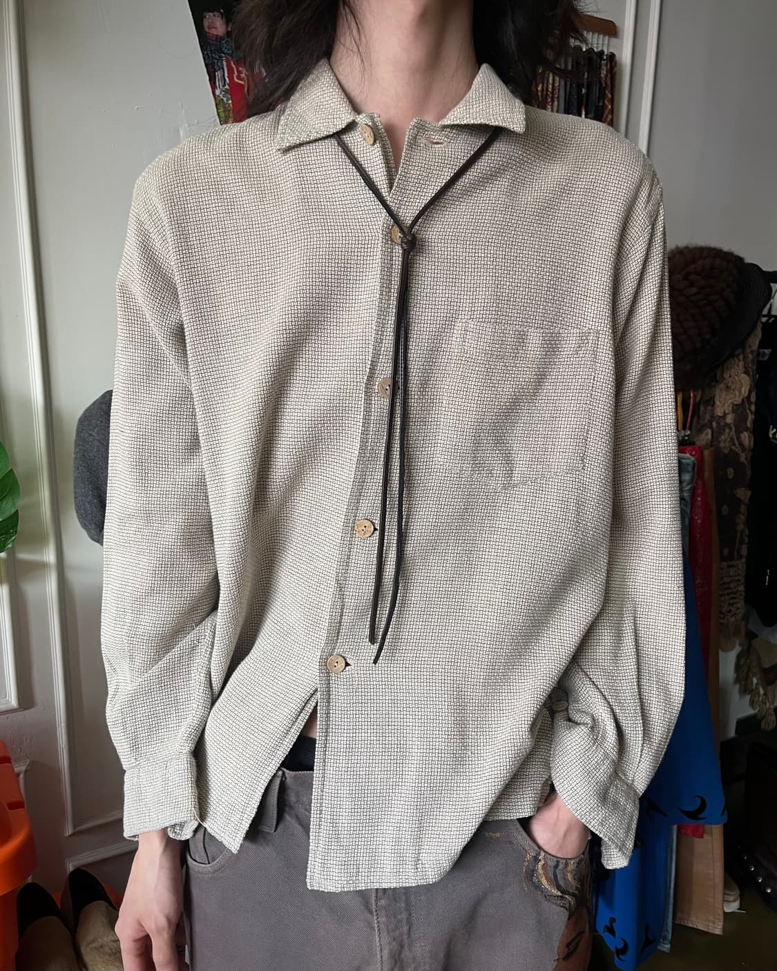 1990's Dézert + Archive Natural Shirt 상품이미지4