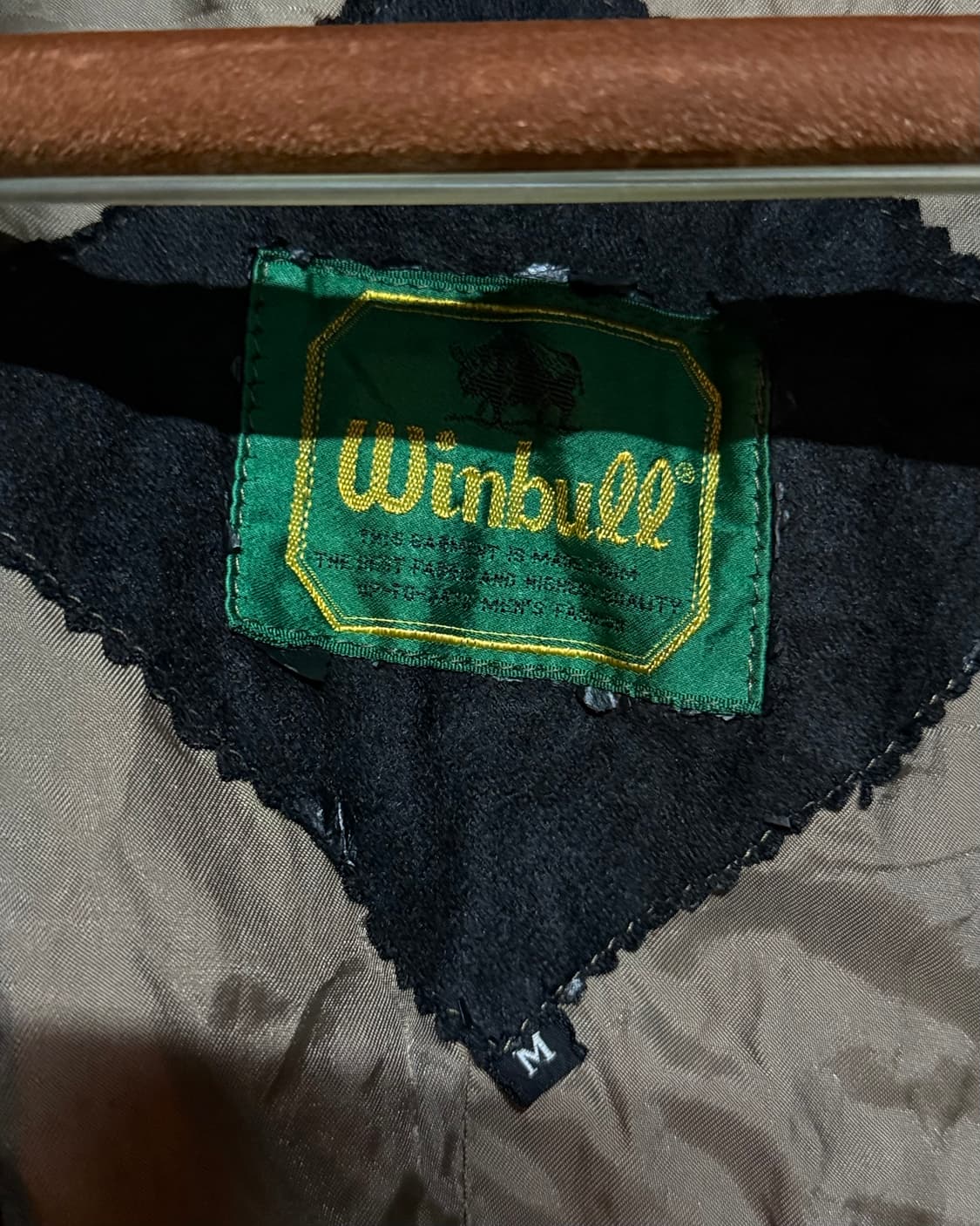 90‘s Winbull 울 체크 싱글코트 M 상품이미지6