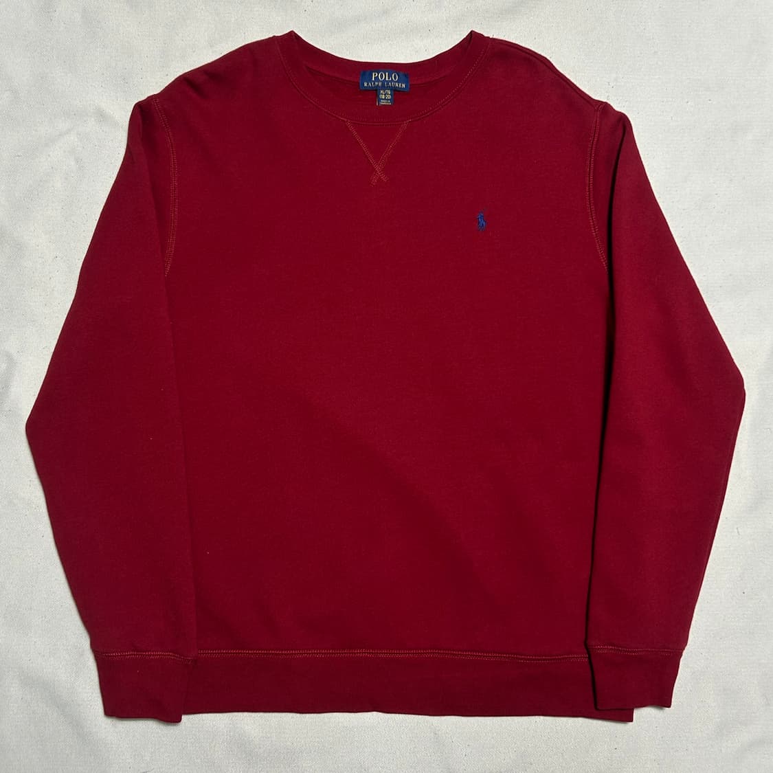 XL 폴로랄프로렌 레드 맨투맨 상품이미지2