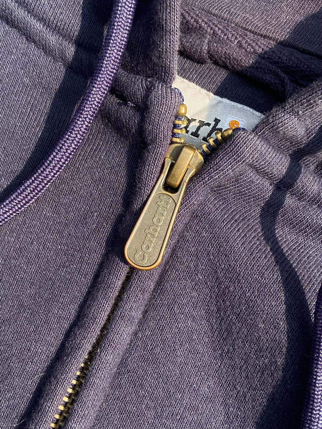 3XL) Old Carhartt Navy Hooded Zip-Up 상품이미지6