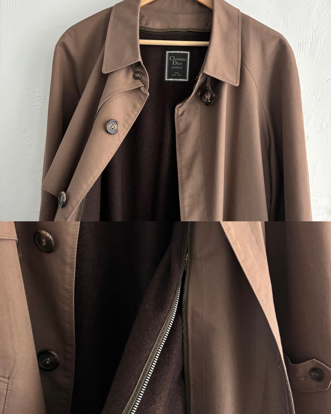  Dior Monsieur 디올 무슈 베이지 컬러 트렌치 코트   ﻿ 상품이미지6