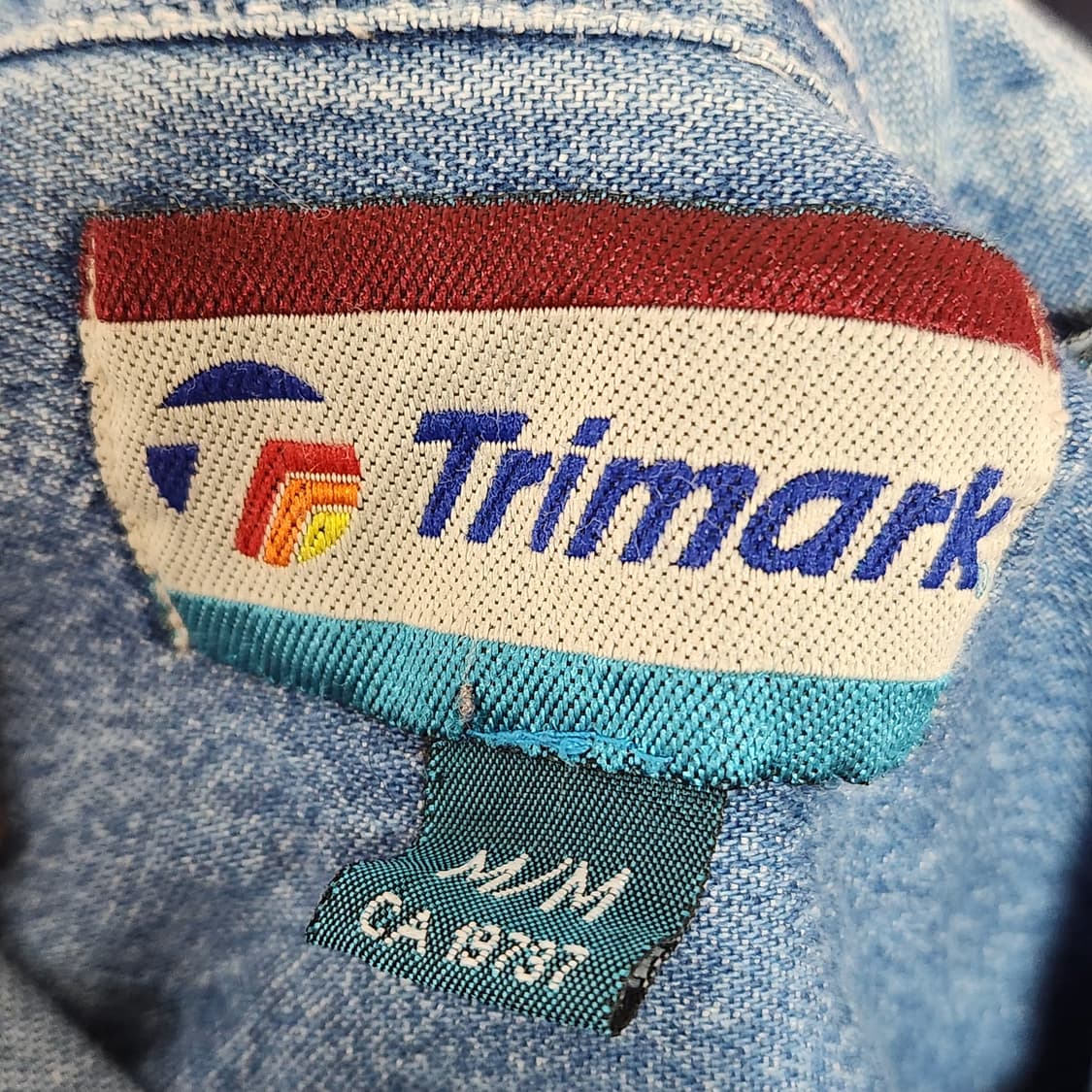  90s Trimark 워크웨어 데님 셔츠 (M) 상품이미지3