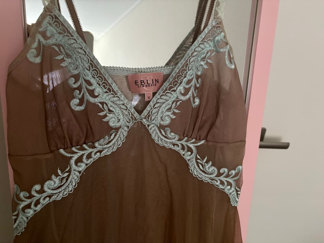 에블린 민트초코 슬립 코디셋 상품이미지3