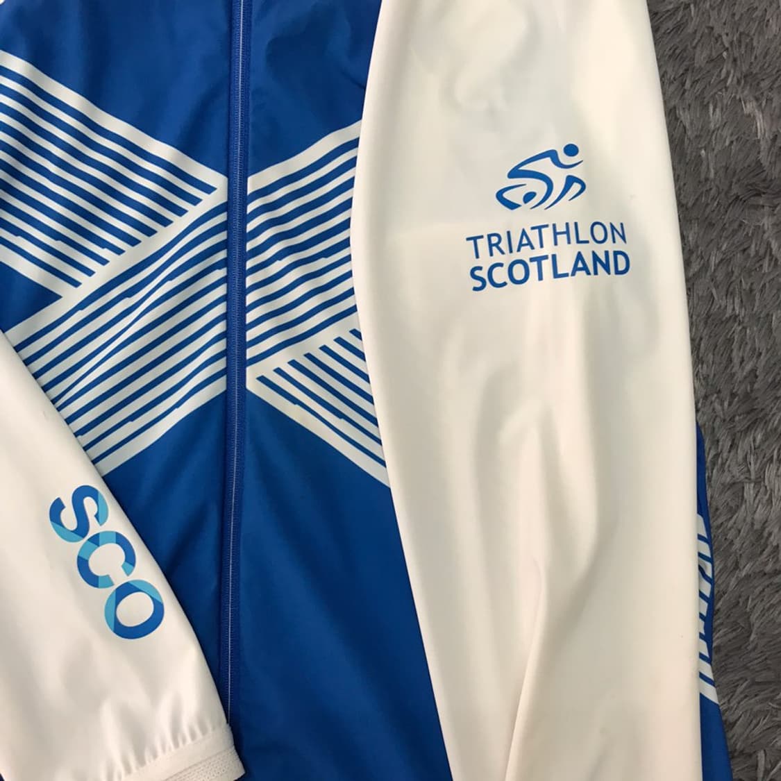 [[XL] 데상트(DESCENTE) 트라이애슬론 후드 집업 져지#310 상품이미지5