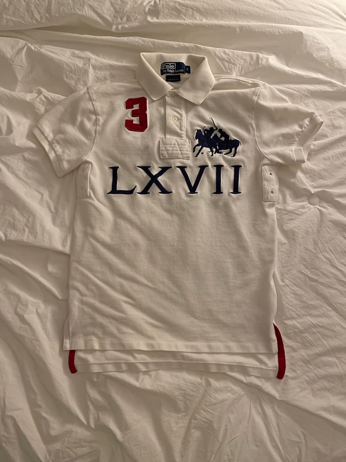 폴로 랄프로렌 더블 빅포니 카라티 화이트 #3 상품이미지1