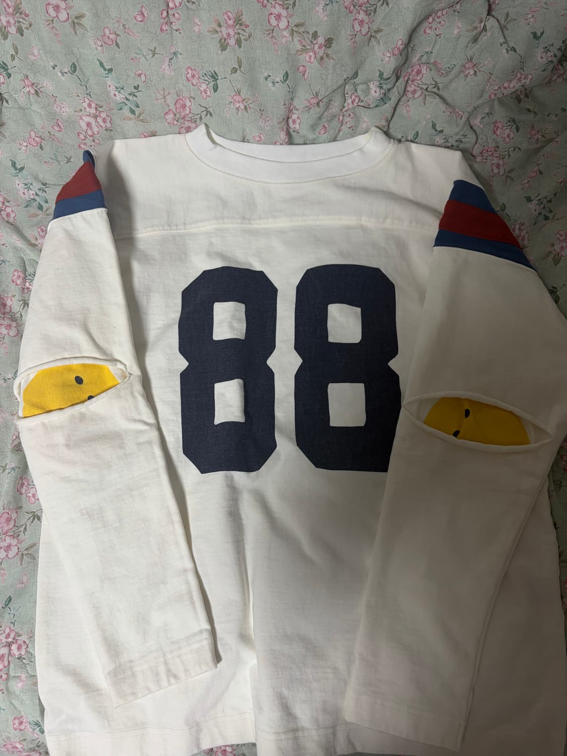 캐피탈 풋볼 스마일 롱슬리브 (2) 사이즈감 100 상품이미지1