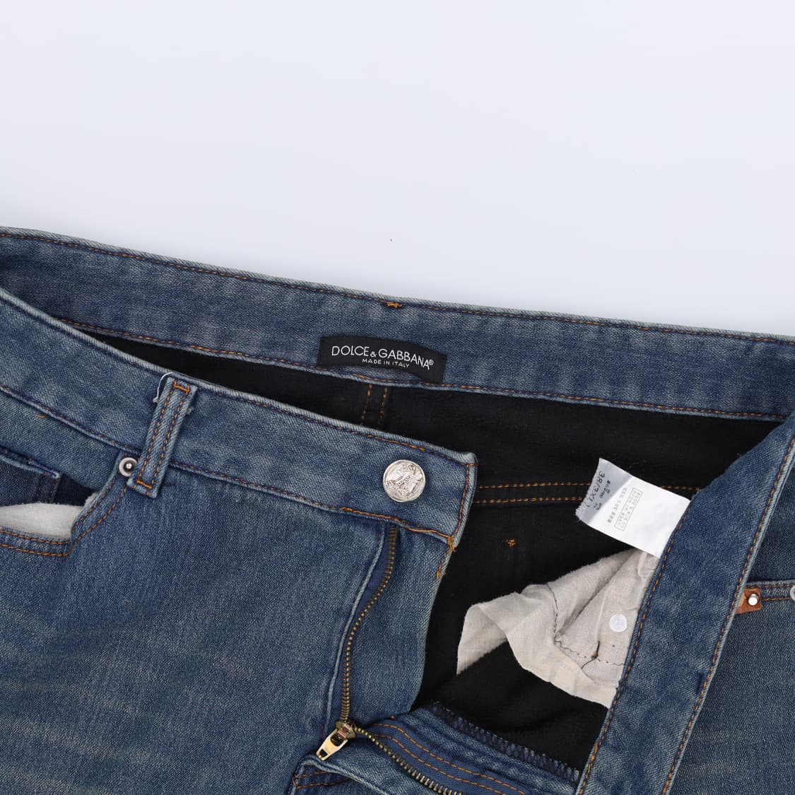 38 빈티지 고급 기모 데님팬츠 0319H1 상품이미지5