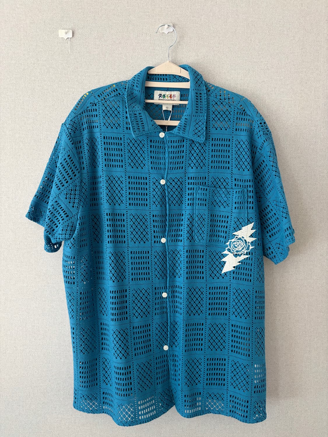 GD Lightning Mesh S/S Shirt Light Blue 상품이미지1
